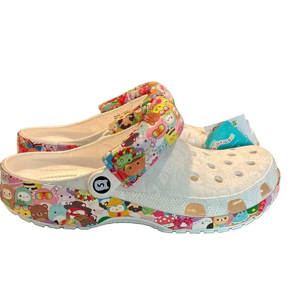 NWT Crocs x Squishmallows Classic Clog White Multicolor Men 10 Women 12